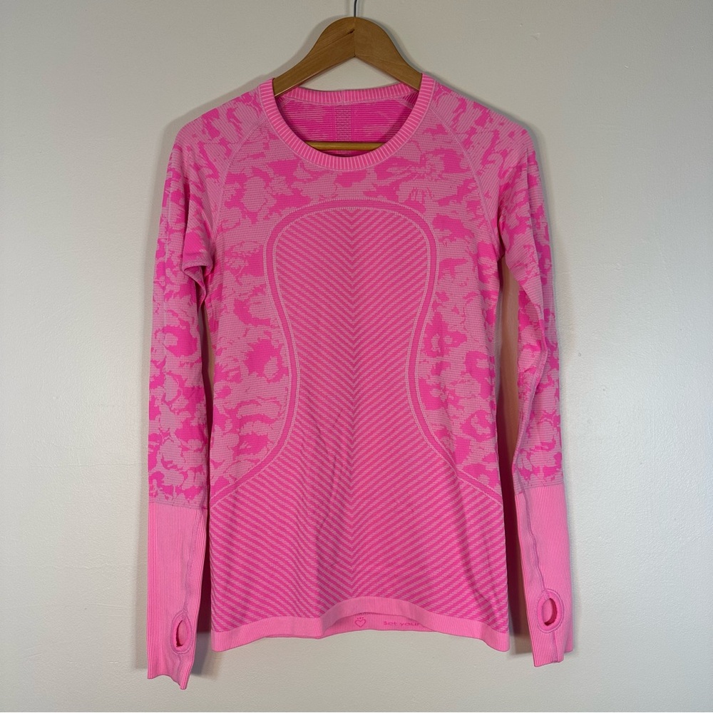 Lululemon Swiftly Tech Long Sleeve Pink (F38)